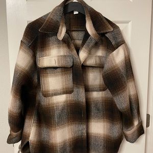 H&M Plaid Shacket